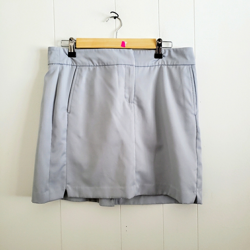 Izod Golf Slate Gray/Blue Skort with Pockets